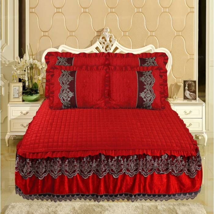 Set cuvertura de pat cu 2 fete de perne