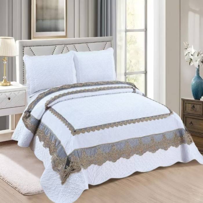 Cuvertura de pat cu 2 fete de perne